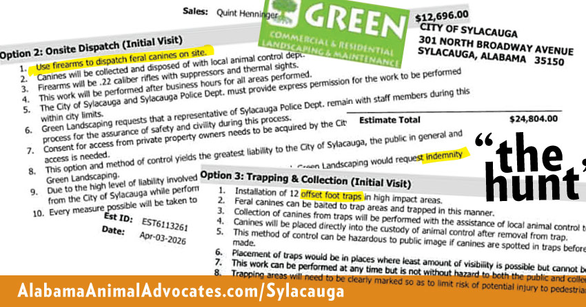 Sylacauga City Council Weighs Dog ‘Dispatch’ by Landscaping Company with a Side Hustle